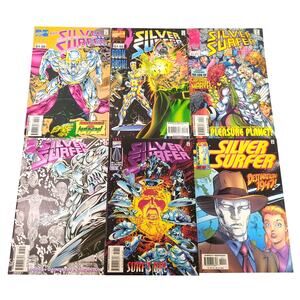 Silver Surfer Lot of 6 105 108 110 114 116 129 Marvel Comics VF 1995-1998